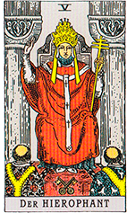 Tarot Bedeutung große Arcana: Der Hierophant